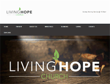 Tablet Screenshot of livinghopefmc.org